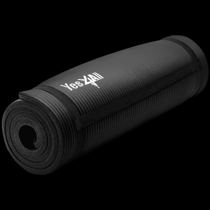 Extra Thick Exercise Yoga Mat with Carry Strap (1)