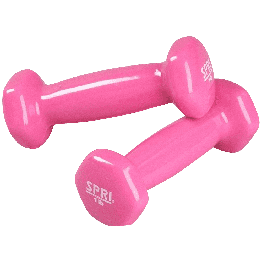 SPRI Deluxe Vinyl Dumbbells