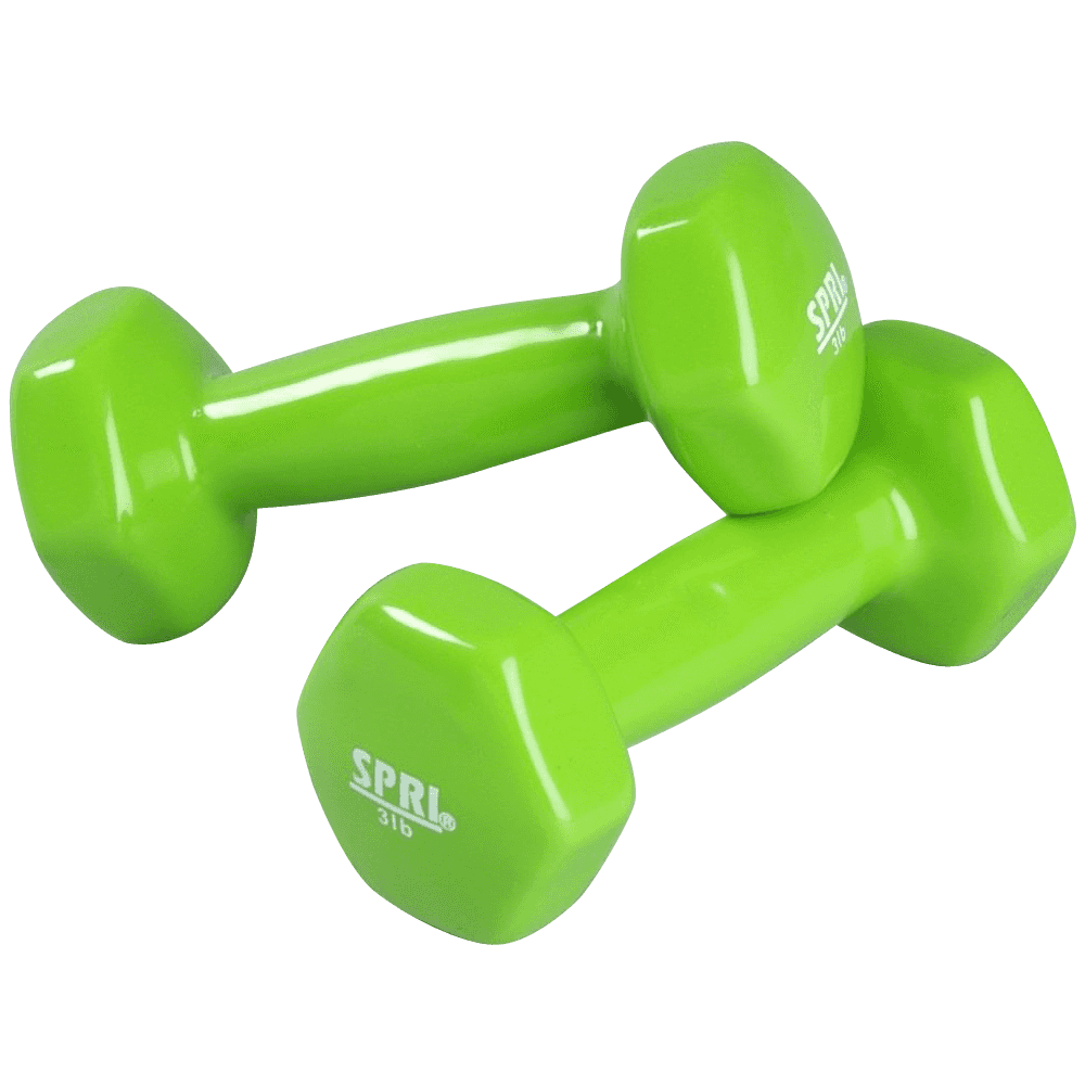SPRI Deluxe Vinyl Dumbbells