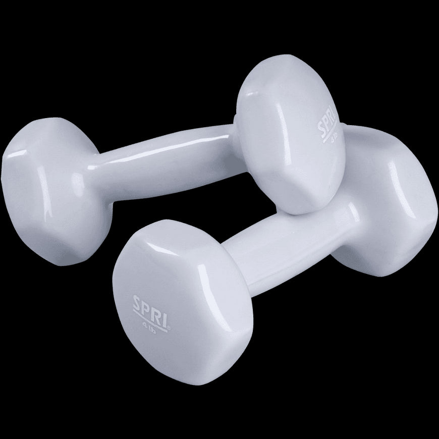 SPRI Deluxe Vinyl Dumbbells (3)