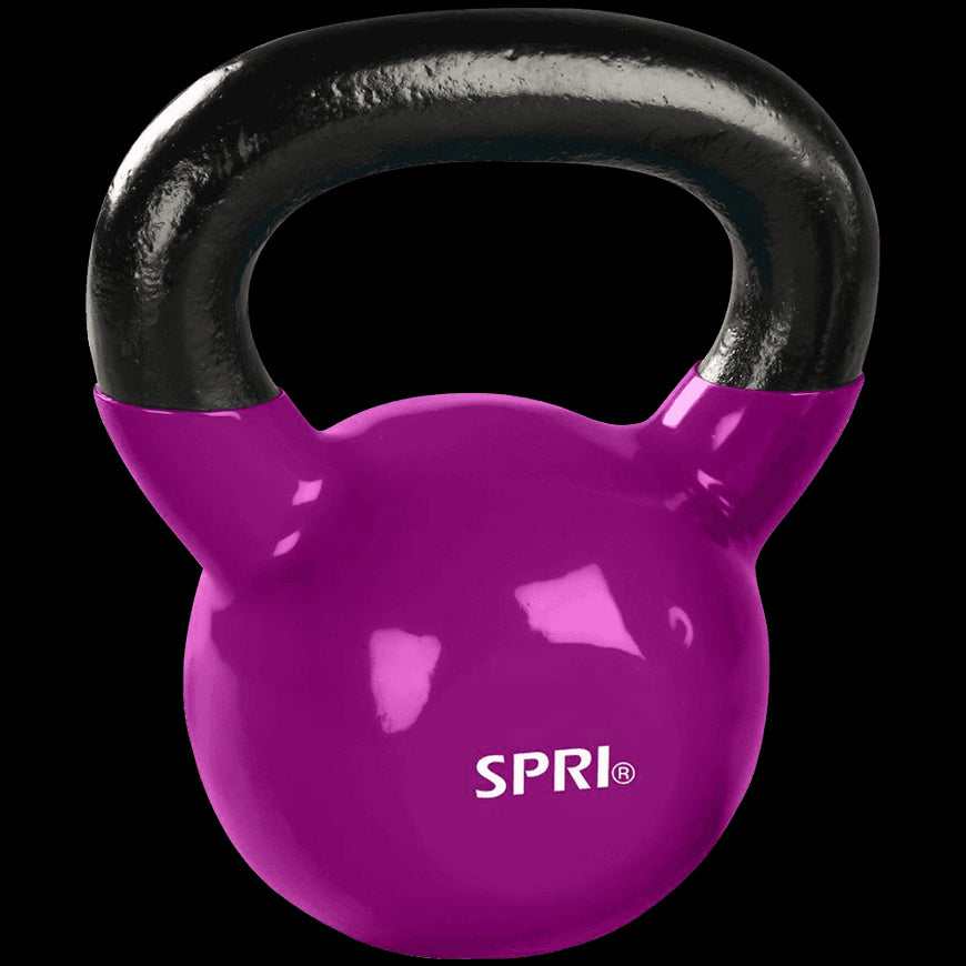 SPRI Deluxe Vinyl Kettlebells (4)